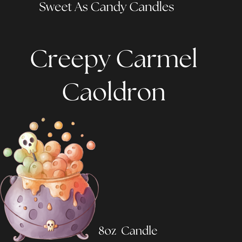 8oz Creepy Carmel Cauldron