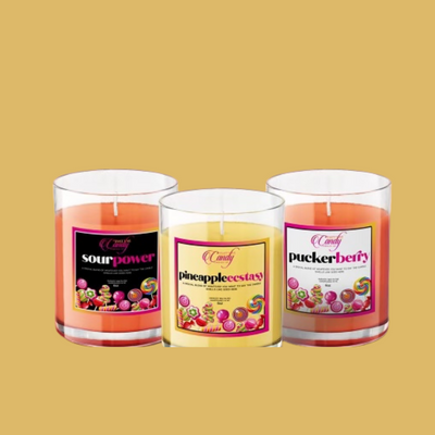 Candy Bag- Candle Gift Set Bundle 8oz